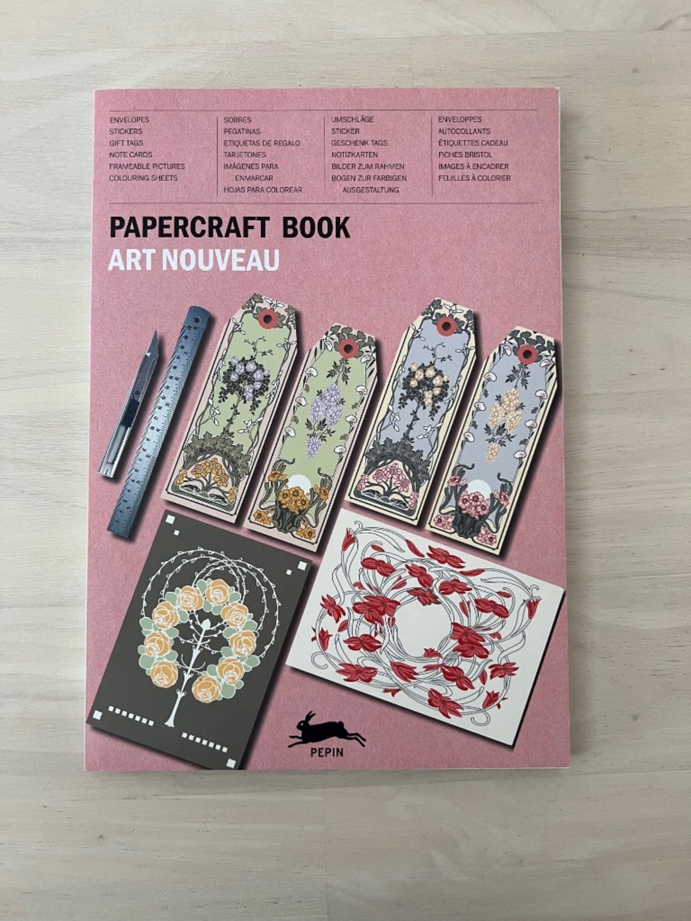 NEW Art Nouveau Papercraft Book by Pepin Press